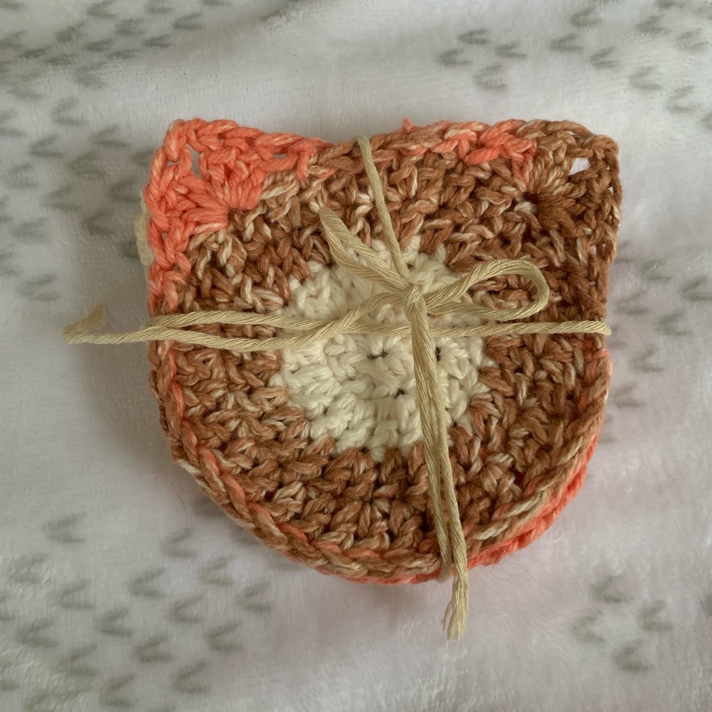 Handmade cat coasters